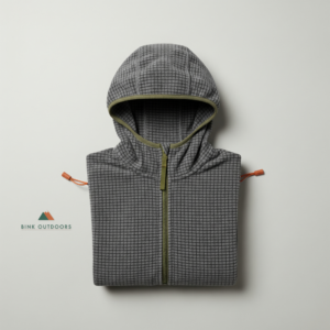 Grid Fleece Hoodie
